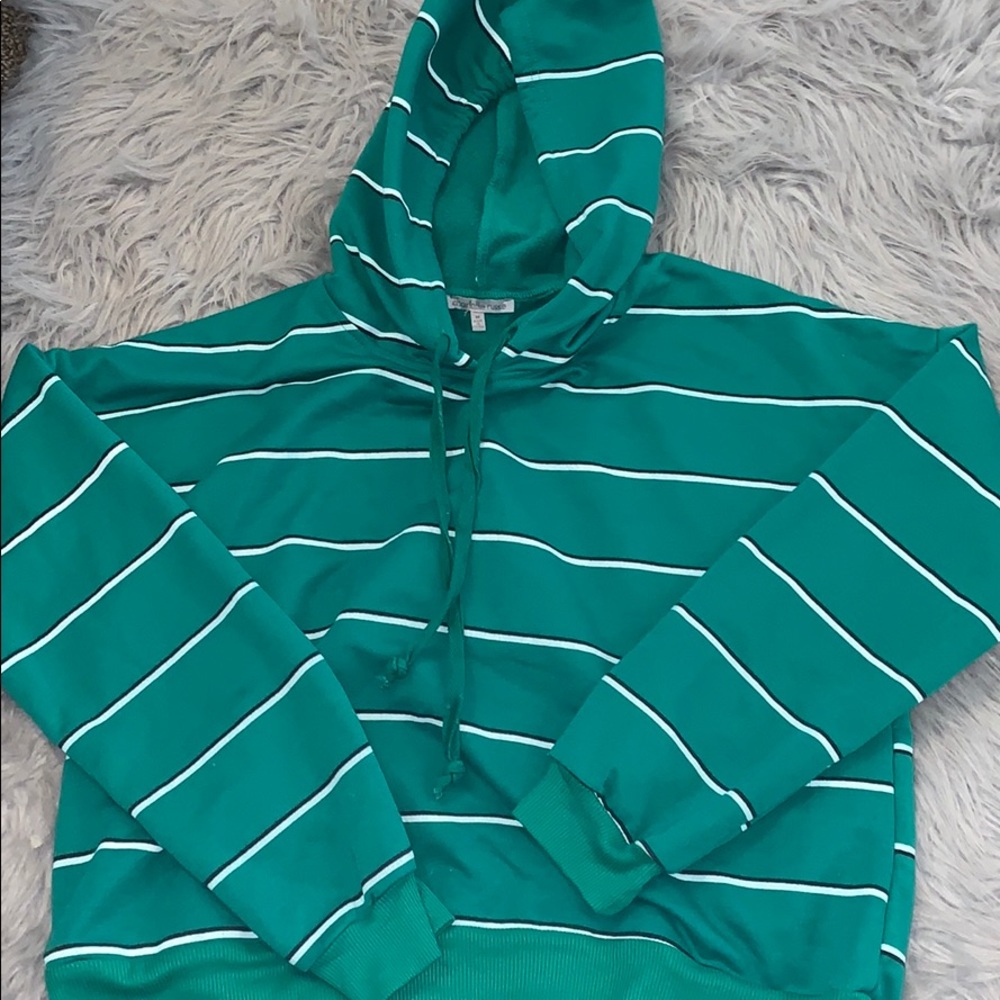 Charlotte Russe crop hoodie